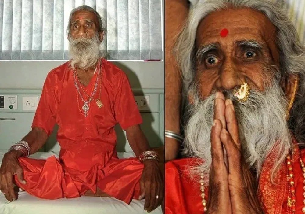 Indian breatharian monk