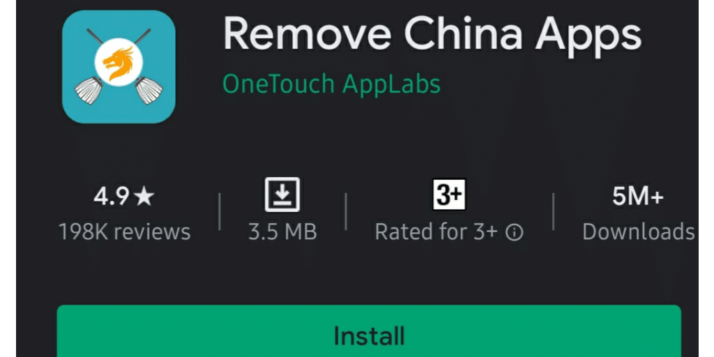 How safe is Remove China Apps? How does it work?